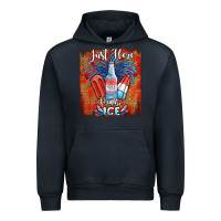 Navy just here for the ice Urban Hoodie - JahusDesignShop