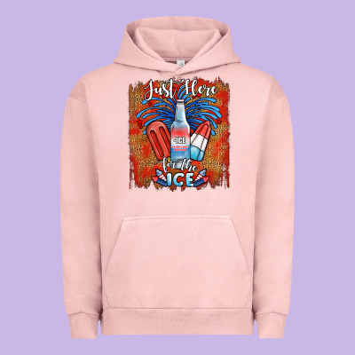 Just Here For The Ice Urban Hoodie Designed By Jahusdesignshop