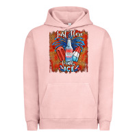 Pigment Salmon just here for the ice Urban Hoodie - JahusDesignShop