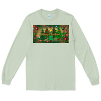 Matcha merry christmas license plate Long Sleeve Tee - BundleAndBundleShop