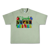 Oil Green I teach super heroes Urban Heavy Tee - FaDigitalArtStudio