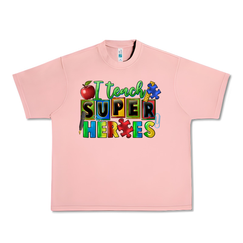 I Teach Super Heroes Urban Heavy Tee by FaDigitalArtStudio | Teevron