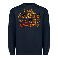 Navy i only smoke the good smokes Heavyweight Sweatshirt - AdoDesignShop