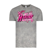 Cloud Rock Not all heroes wear capes Cancer Awareness Vintage Tee - FaDigitalArtStudio
