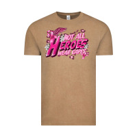 Vintage Coffee Not all heroes wear capes Cancer Awareness Vintage Tee - FaDigitalArtStudio