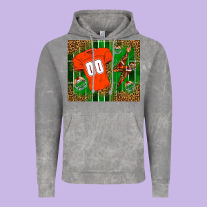 American Football Uniform Mouse Pad Vintage Hoodie Designed By Bundleandbundleshop