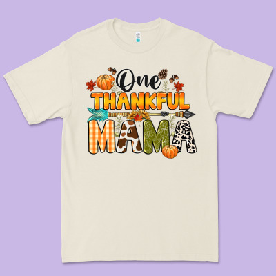 One Thankful Mama Premium Tee Designed By Cowgirlartshop