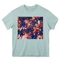 Arona American flag sparkly  tumbler Heavy Core Tee - HowdyJamesFarm