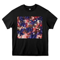 Black American flag sparkly  tumbler Heavy Core Tee - HowdyJamesFarm