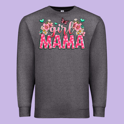 Girl Mama Premium Sweatshirt Designed By Jahusdesignshop