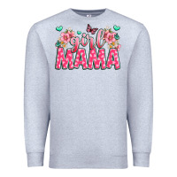 Heather Grey girl mama Premium Sweatshirt - JahusDesignShop