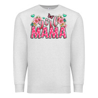 Oatmeal Heather girl mama Premium Sweatshirt - JahusDesignShop