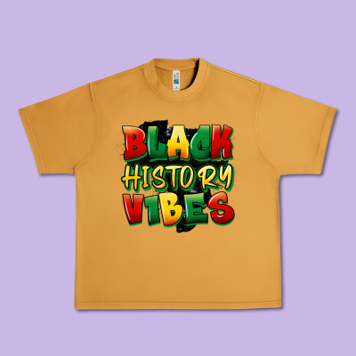 Black History Vibes Urban Heavy Tee Designed By Fadigitalartstudio