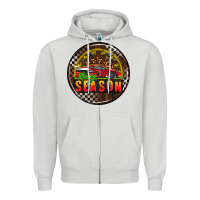 Dove Grey race coasters Zipper Hoodie - AdoDesignShop