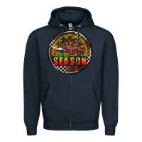 Navy race coasters Zipper Hoodie - AdoDesignShop