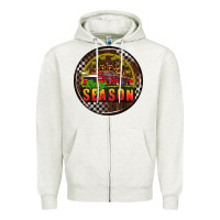 Oatmeal Heather race coasters Zipper Hoodie - AdoDesignShop