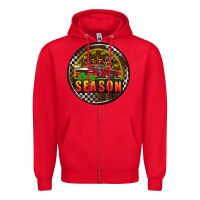 Red race coasters Zipper Hoodie - AdoDesignShop