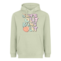 Matcha sun's out buns out Heavyweight Hoodie - JahusDesignShop