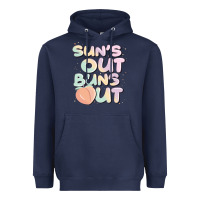 Navy sun's out buns out Heavyweight Hoodie - JahusDesignShop