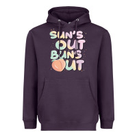 Plum sun's out buns out Heavyweight Hoodie - JahusDesignShop