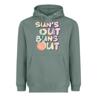 Sage sun's out buns out Heavyweight Hoodie - JahusDesignShop