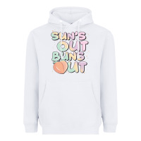 White sun's out buns out Heavyweight Hoodie - JahusDesignShop
