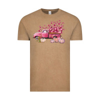Vintage Coffee Breast Cancer truck Vintage Tee - FaDigitalArtStudio