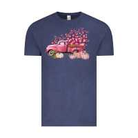 Vintage Denim Breast Cancer truck Vintage Tee - FaDigitalArtStudio