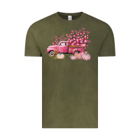 Vintage Olive Breast Cancer truck Vintage Tee - FaDigitalArtStudio