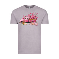 Vintage Zinc Breast Cancer truck Vintage Tee - FaDigitalArtStudio