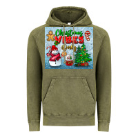 Vintage Olive christmas vibes only tumbler Vintage Hoodie - BundleAndBundleShop