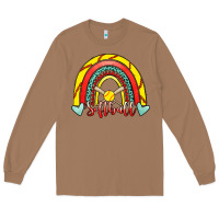 Toasted Coconut Softball Rainbow Long Sleeve Tee - RanaPortraitStore