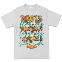 Dove Grey boots flannels bonfires football Premium Tee - CowGirlArtShop