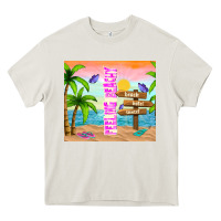 Cream feeling beachy Heavy Core Tee - TumblerDesignByShophia