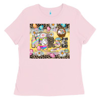 Bubblegum Pink Easter Nurse Easter Day Ladies Tee - CowGirlArtShop