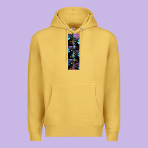 Black Cat Halloween Premium Hoodie Designed By Lillyallendesigns