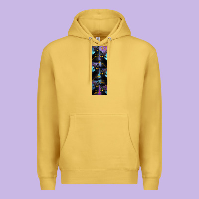Black Cat Halloween Premium Hoodie Designed By Lillyallendesigns
