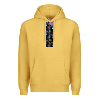 Antique Gold Black Cat Halloween Premium Hoodie - LillyAllenDesigns