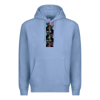 Colony Blue Black Cat Halloween Premium Hoodie - LillyAllenDesigns