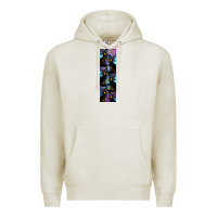 Oatmeal Heather Black Cat Halloween Premium Hoodie - LillyAllenDesigns