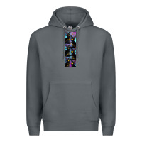 Rock Black Cat Halloween Premium Hoodie - LillyAllenDesigns