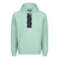 Seafoam Black Cat Halloween Premium Hoodie - LillyAllenDesigns