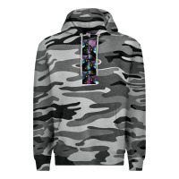 Slate Camo Black Cat Halloween Premium Hoodie - LillyAllenDesigns