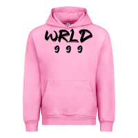 Fuchsia Pink wrld singer 999 black Urban Hoodie - baoMotion