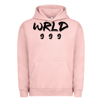 Pigment Salmon wrld singer 999 black Urban Hoodie - baoMotion