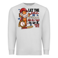 Dove Grey let the field be joyful and all that is in it Premium Sweatshirt - JahusDesignShop