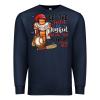 Navy let the field be joyful and all that is in it Premium Sweatshirt - JahusDesignShop