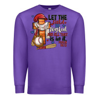Purple let the field be joyful and all that is in it Premium Sweatshirt - JahusDesignShop
