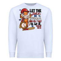 White let the field be joyful and all that is in it Premium Sweatshirt - JahusDesignShop