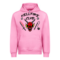 Fuchsia Pink hellfire club strangerthings Urban Hoodie - baoMotion